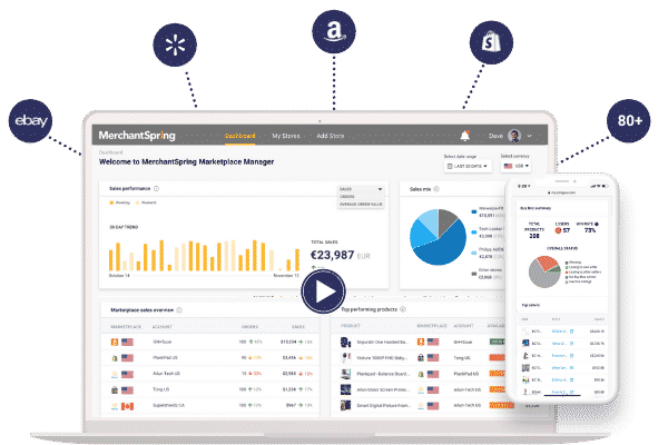 screenshot of MarketPlace Manager